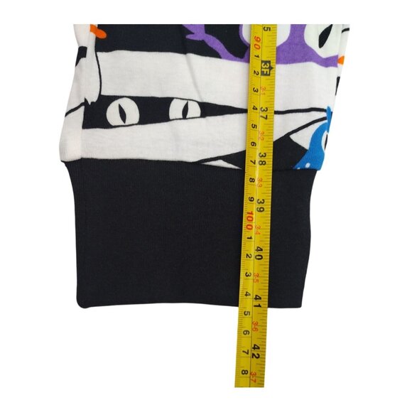 Hyde & Eek! Womens Halloween Mummy Print Pajama Set Cozy Sleepwear, Size L. - Picture 9 of 11